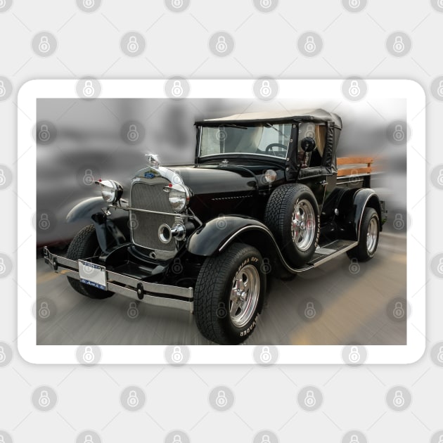 1929 Model A Ford Truck Sticker by Robert Alsop